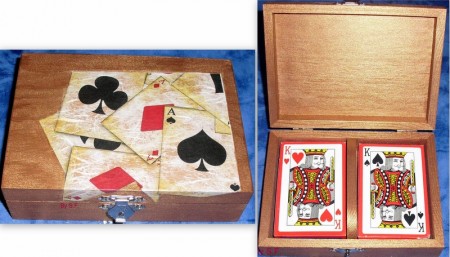 Caixa de Madeira para Cartas Mod.1